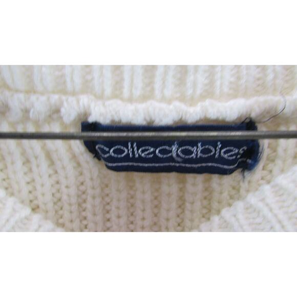 Collectables Womens Cream Sweater 3/4 sleeve Sz M - Picture 3 of 6